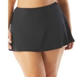 MICHAEL KORS PLUS SIZE SWIM SKIRT, BLACK SIZES 18W, 20W, & 22W